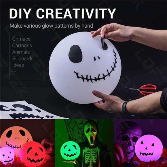 LED Dimmable Light Ball: 12-inch Waterproof Floating Pool Lights with Remote - Picture 6 of 6